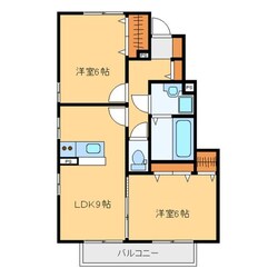 エクセラン（上諏訪町）の物件間取画像